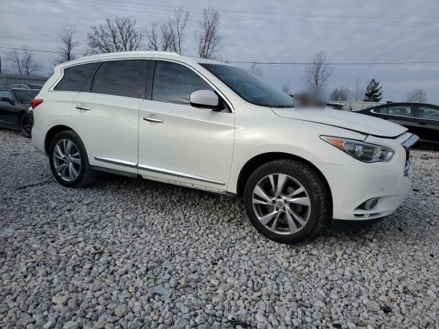 5N1AL0MN9DC313145 - 2013 INFINITI JX35 WHITE photo 4