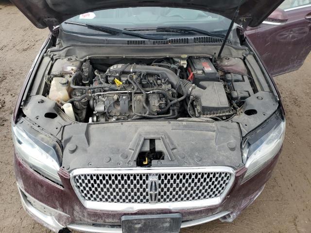 3LN6L5F99HR647556 - 2017 LINCOLN MKZ RESERVE 勃艮第红 照片 11