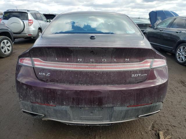 3LN6L5F99HR647556 - 2017 LINCOLN MKZ RESERVE 勃艮第红 照片 6