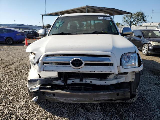 5TBRT34143S421314 - 2003 TOYOTA TUNDRA ACCESS CAB SR5 WHITE photo 5