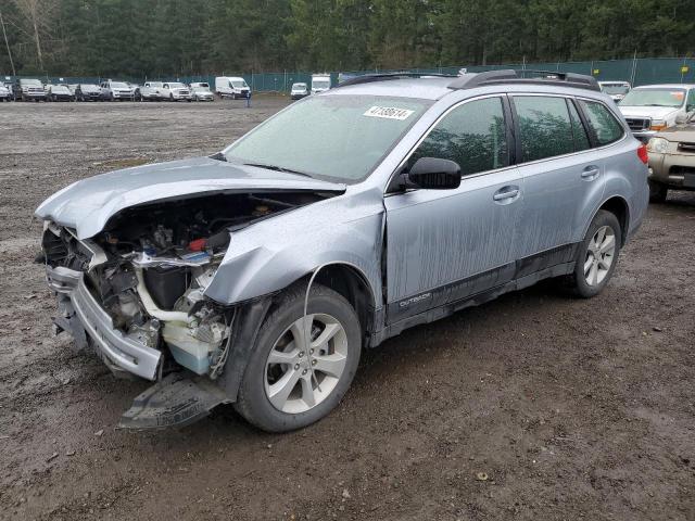 4S4BRBAC5E3239189 - 2014 SUBARU OUTBACK 2.5I SILVER photo 1