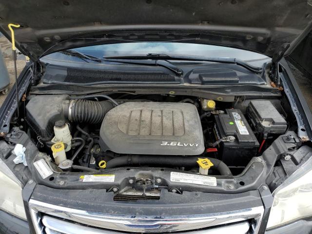 2C4RC1BG5CR134477 - 2012 CHRYSLER TOWN & COU TOURING BLACK photo 12