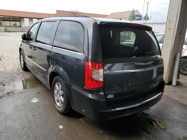 2C4RC1BG5CR134477 - 2012 CHRYSLER TOWN & COU TOURING BLACK photo 2