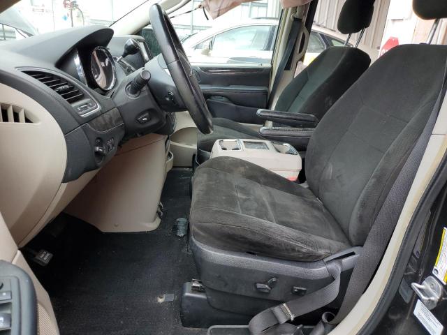 2C4RC1BG5CR134477 - 2012 CHRYSLER TOWN & COU TOURING BLACK photo 7