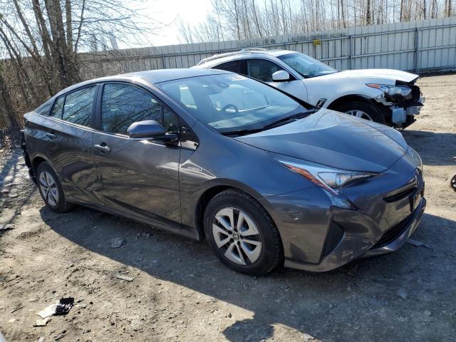 JTDKARFU0H3032462 - 2017 TOYOTA PRIUS CHARCOAL photo 4