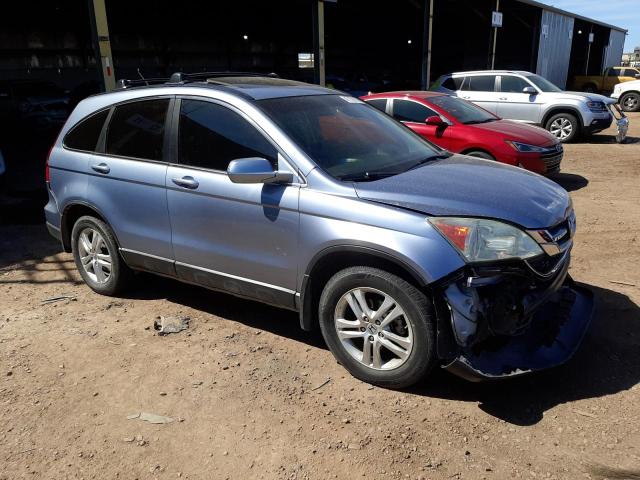 5J6RE4H7XBL003212 - 2011 HONDA CR-V EXL BLUE photo 4