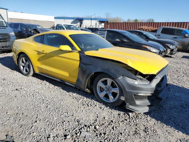 1FA6P8AM3H5264162 - 2017 FORD MUSTANG YELLOW photo 4