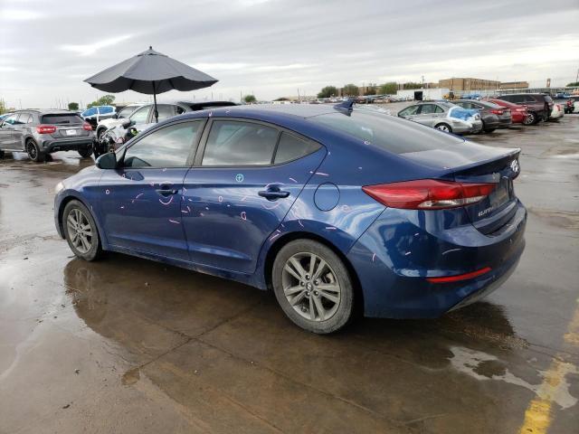 5NPD84LF4JH215824 - 2018 HYUNDAI ELANTRA SEL BLUE photo 2