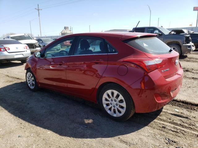 KMHD35LH3GU299862 - 2016 HYUNDAI ELANTRA GT RED photo 2