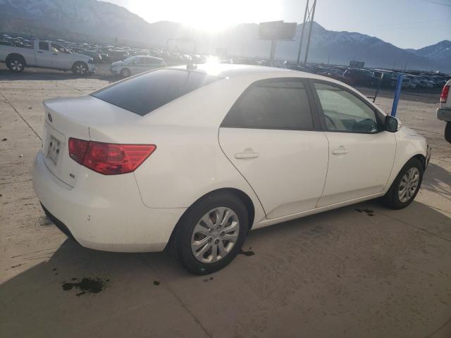 KNAFU4A25A5295488 - 2010 KIA FORTE EX WHITE photo 3