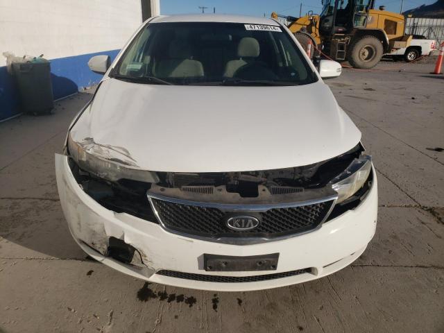 KNAFU4A25A5295488 - 2010 KIA FORTE EX WHITE photo 5