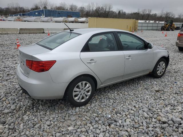 KNAFU4A28A5307049 - 2010 KIA FORTE EX SILVER photo 3