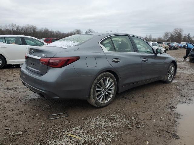 JN1EV7ARXJM432735 - 2018 INFINITI Q50 LUXE GRAY photo 3