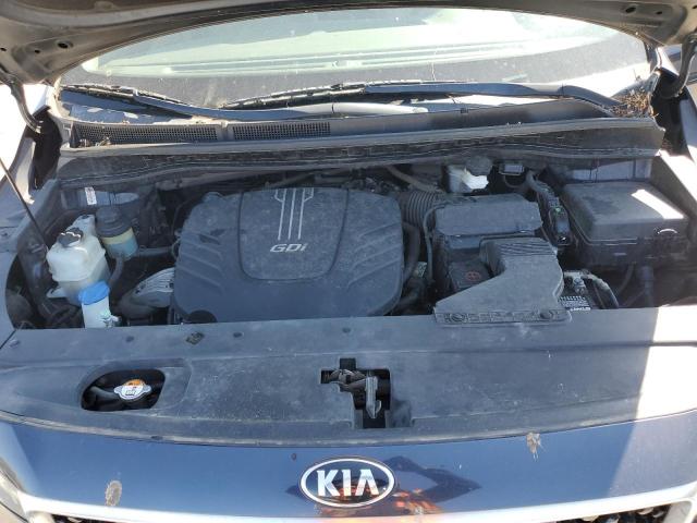 KNDMB5C13F6028619 - 2015 KIA SEDONA LX BLUE photo 12