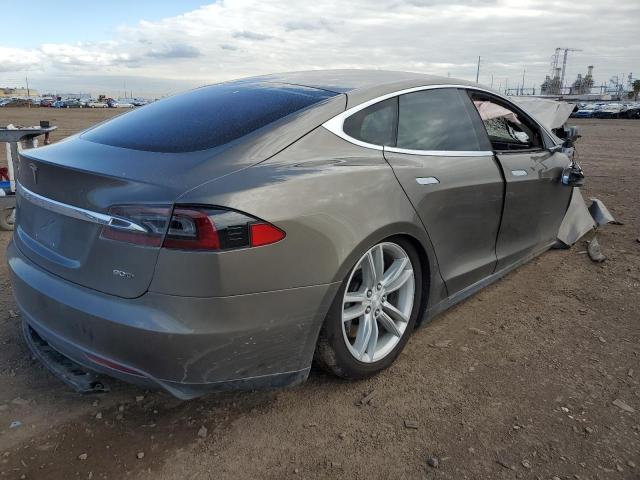 5YJSA1E28FF117308 - 2015 TESLA MODEL S 灰色 照片 3