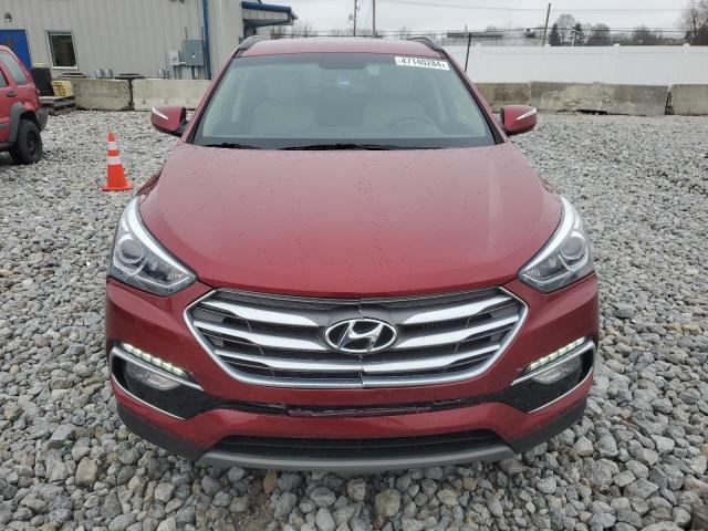 5XYZUDLA9JG557282 - 2018 HYUNDAI SANTA FE S MAROON photo 5