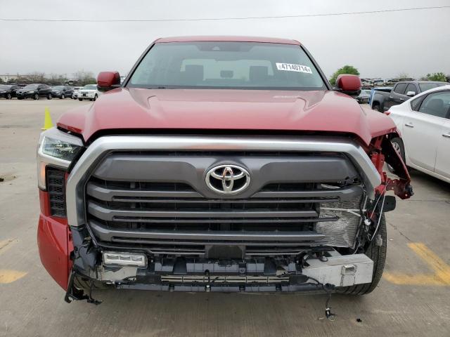 5TFJA5AB7NX003376 - 2022 TOYOTA TUNDRA CREWMAX LIMITED RED photo 5