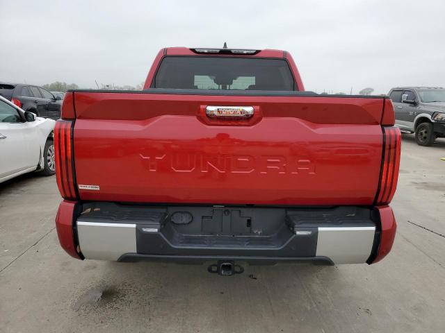 5TFJA5AB7NX003376 - 2022 TOYOTA TUNDRA CREWMAX LIMITED RED photo 6