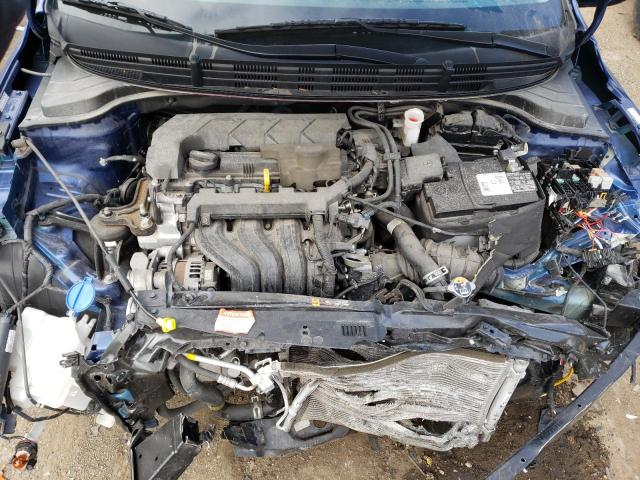 3KPA24AD8LE344825 - 2020 KIA RIO LX BLUE photo 11