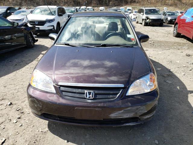 2HGES16581H591556 - 2001 HONDA CIVIC LX PURPLE photo 5