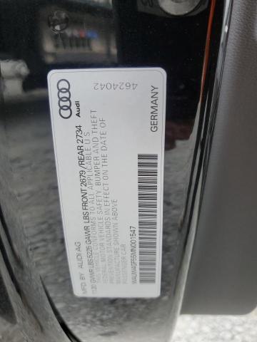 WAUW4GF55MN001547 - 2021 AUDI S5 PREMIUM PLUS შავი ფოტო 12