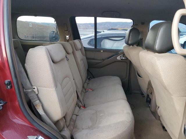 5N1AR18U96C629184 - 2006 NISSAN PATHFINDER LE ბურგუნდია ფოტო 11