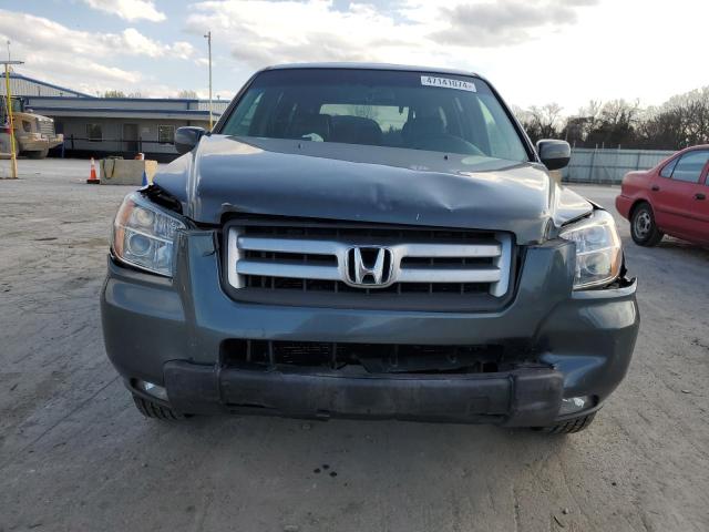 2HKYF18666H558012 - 2006 HONDA PILOT EX BLUE photo 5