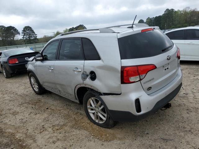 5XYKT3A69FG640778 - 2015 KIA SORENTO LX SILVER photo 2