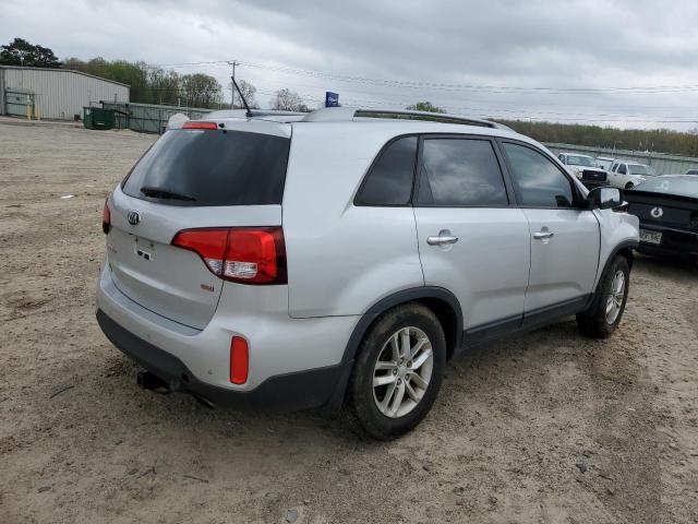 5XYKT3A69FG640778 - 2015 KIA SORENTO LX SILVER photo 3