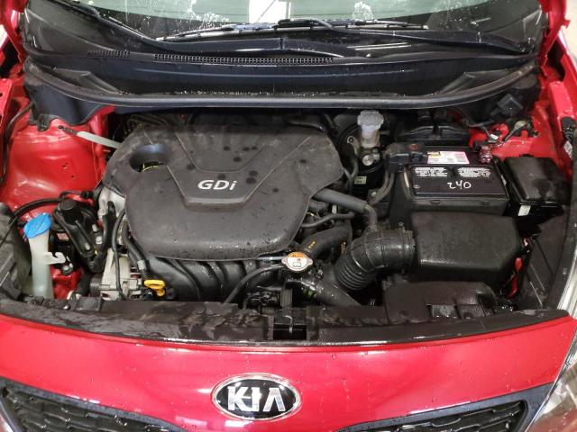 KNADM4A35D6244295 - 2013 KIA RIO LX RED photo 11