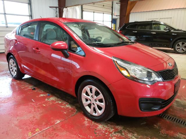 KNADM4A35D6244295 - 2013 KIA RIO LX RED photo 4