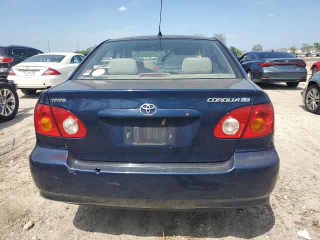 2T1BR32E54C301223 - 2004 TOYOTA COROLLA CE BLUE photo 6