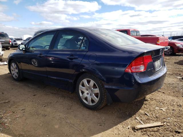 1HGFA16567L041744 - 2007 HONDA CIVIC LX BLACK photo 2