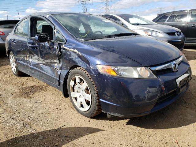 1HGFA16567L041744 - 2007 HONDA CIVIC LX BLACK photo 4