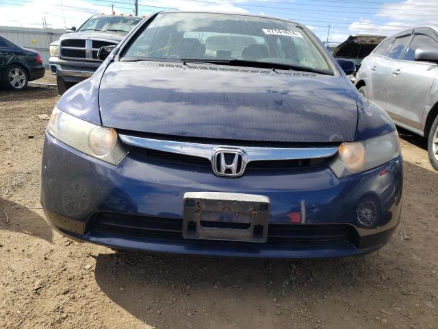 1HGFA16567L041744 - 2007 HONDA CIVIC LX BLACK photo 5