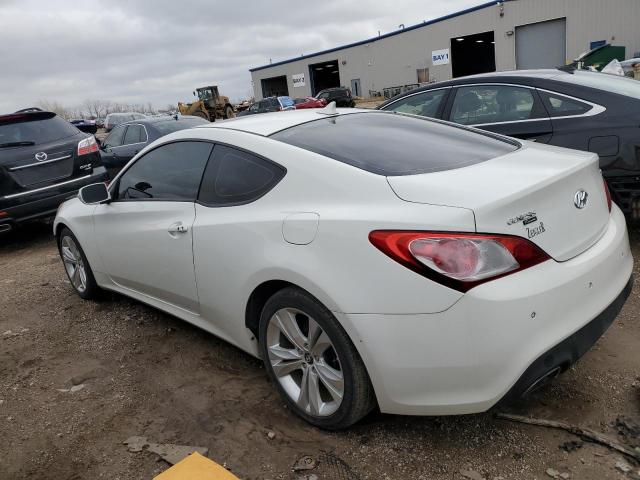 KMHHU6KH1AU019398 - 2010 HYUNDAI GENESIS CO 3.8L WHITE photo 2