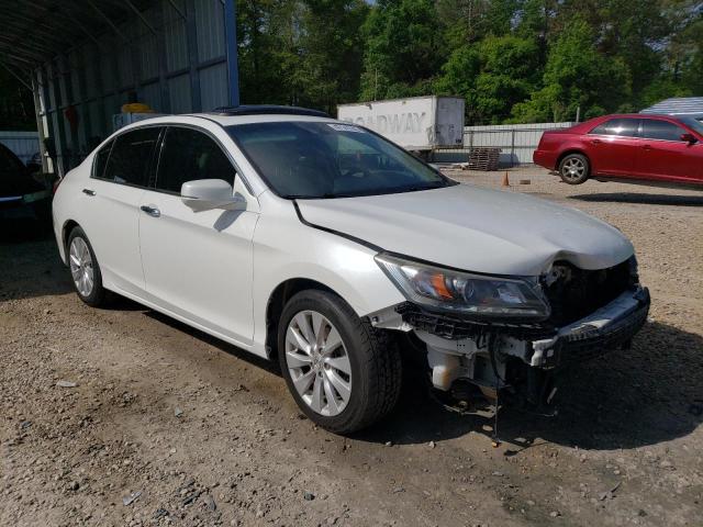 1HGCR3F8XEA041093 - 2014 HONDA ACCORD EXL WHITE photo 4