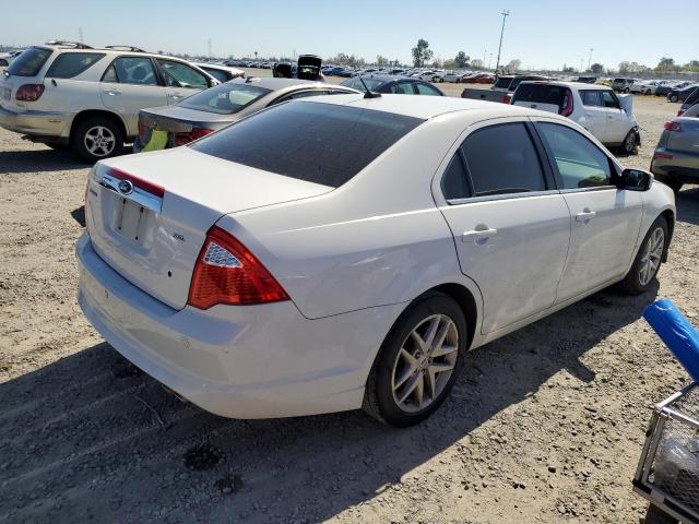 3FAHP0JA9CR317470 - 2012 FORD FUSION SEL WHITE photo 3