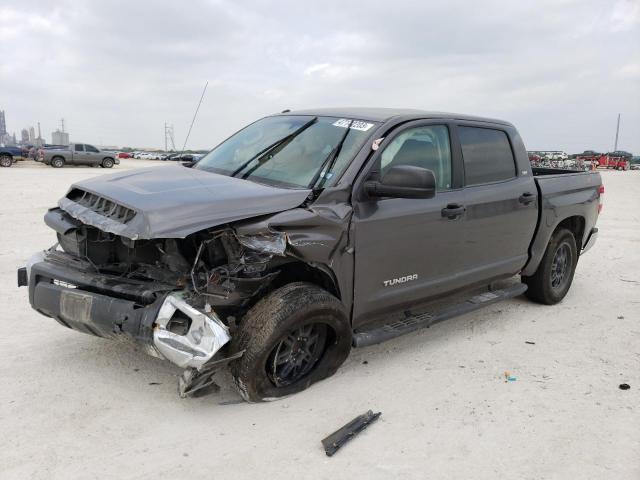 5TFEM5F14FX093998 - 2015 TOYOTA TUNDRA CREWMAX SR5 GRAY photo 1