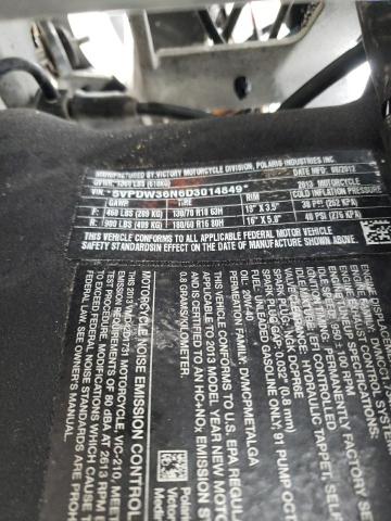 5VPDW36N6D3014849 - 2013 VICTORY MOTORCYCLES CROSS COUN Negro foto 10