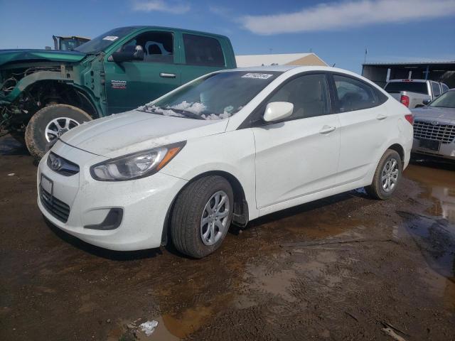 KMHCT4AE4DU571703 - 2013 HYUNDAI ACCENT GLS WHITE photo 1