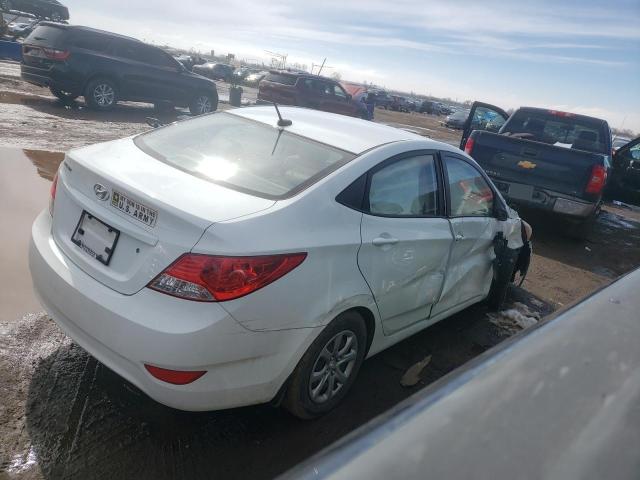 KMHCT4AE4DU571703 - 2013 HYUNDAI ACCENT GLS WHITE photo 3