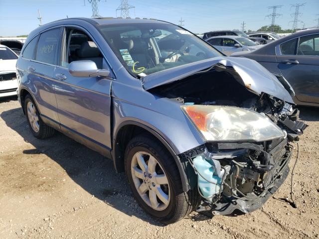 5J6RE48719L002637 - 2009 HONDA CR-V EXL BLUE photo 1