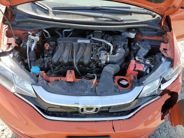 3HGGK5H49KM701411 - 2019 HONDA FIT LX ORANGE photo 11