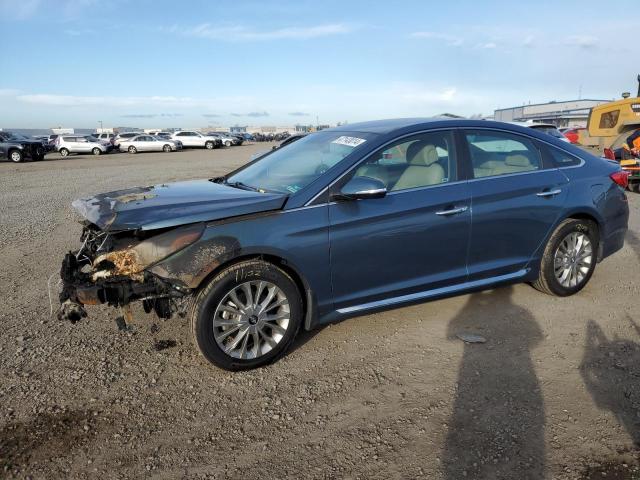 5NPE34AFXFH246654 - 2015 HYUNDAI SONATA SPORT GREEN photo 1