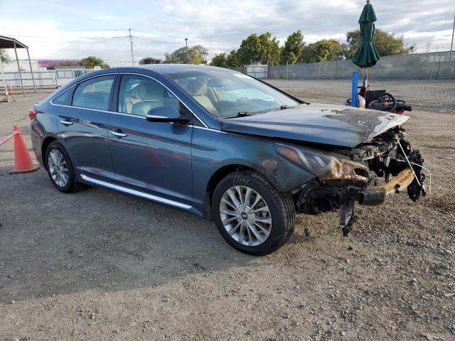 5NPE34AFXFH246654 - 2015 HYUNDAI SONATA SPORT GREEN photo 4