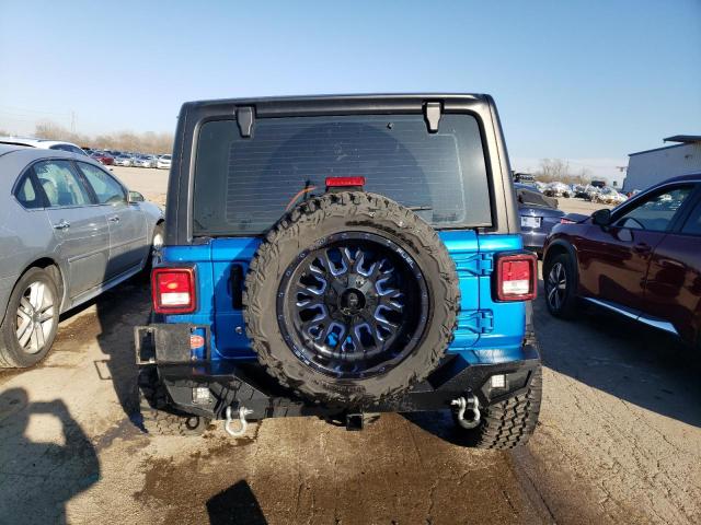 1C4HJXDN0NW174850 - 2022 JEEP WRANGLER U SPORT BLUE photo 6