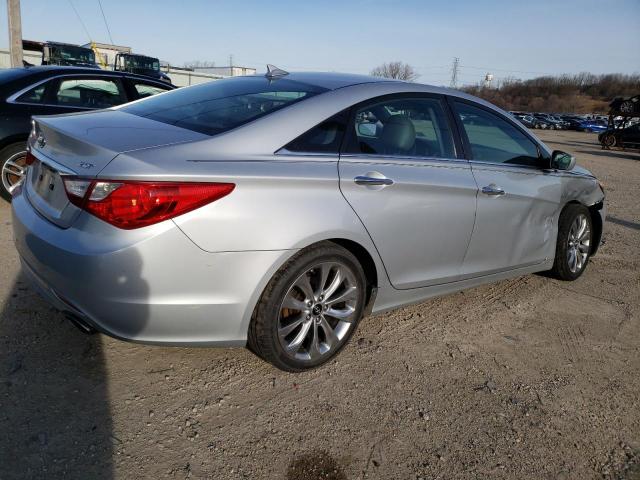 5NPEC4ABXCH389158 - 2012 HYUNDAI SONATA GLS SE SILVER photo 3