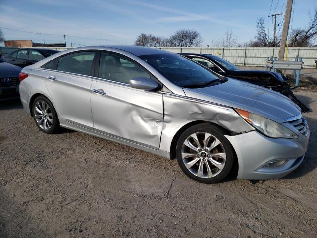 5NPEC4ABXCH389158 - 2012 HYUNDAI SONATA GLS SE SILVER photo 4