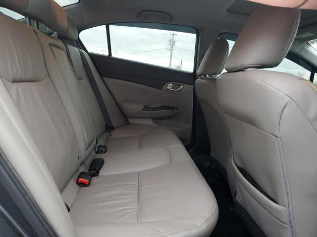 2HGFB2F96DH551803 - 2013 HONDA CIVIC EXL ნაცრისფერი ფოტო 10